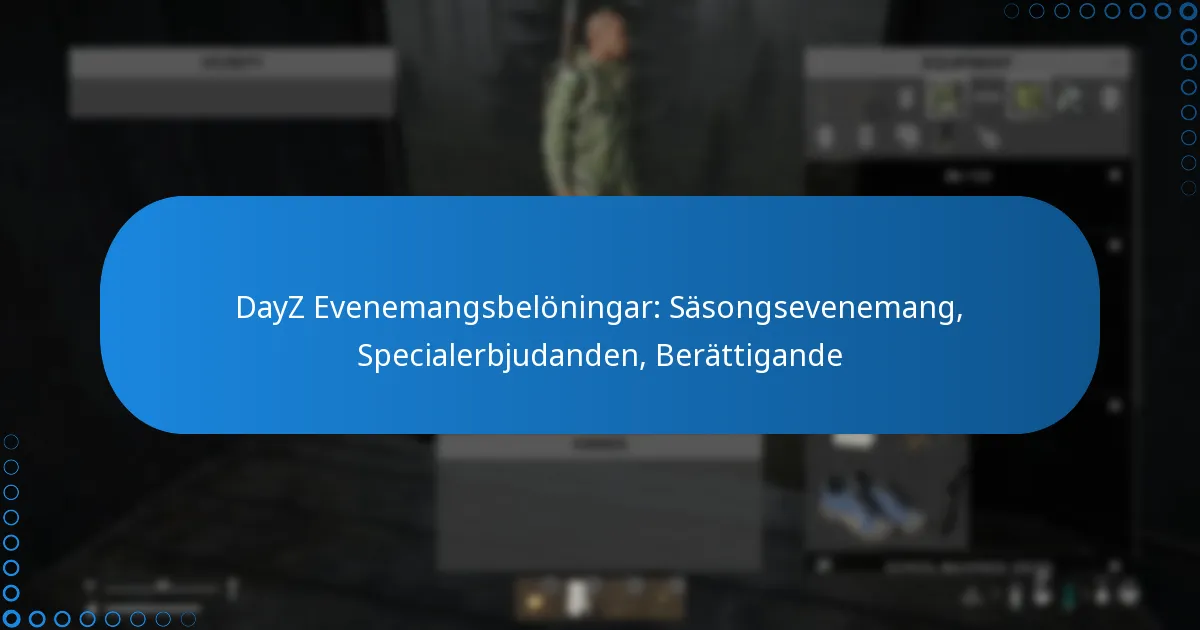 DayZ Evenemangsbelöningar: Säsongsevenemang, Specialerbjudanden, Berättigande