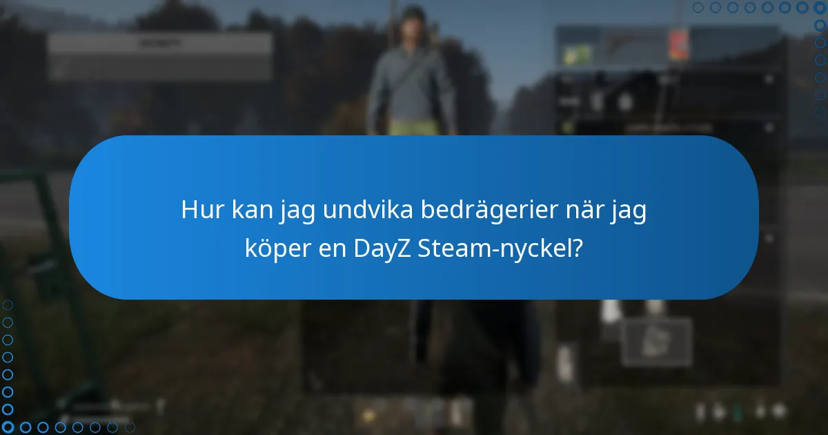Hur kan jag undvika bedrägerier när jag köper en DayZ Steam-nyckel?