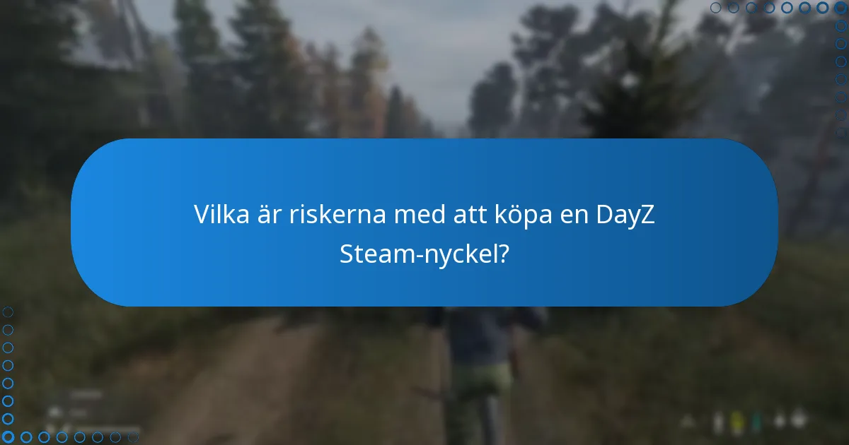 Vilka är riskerna med att köpa en DayZ Steam-nyckel?